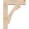 Ekena Millwork Merced Block Smooth Bracket w/ Offset Brace, Douglas Fir, 7 1/2"W x 28"D x 36"H BKT0806X28X36MRC05SDF - alternate 2